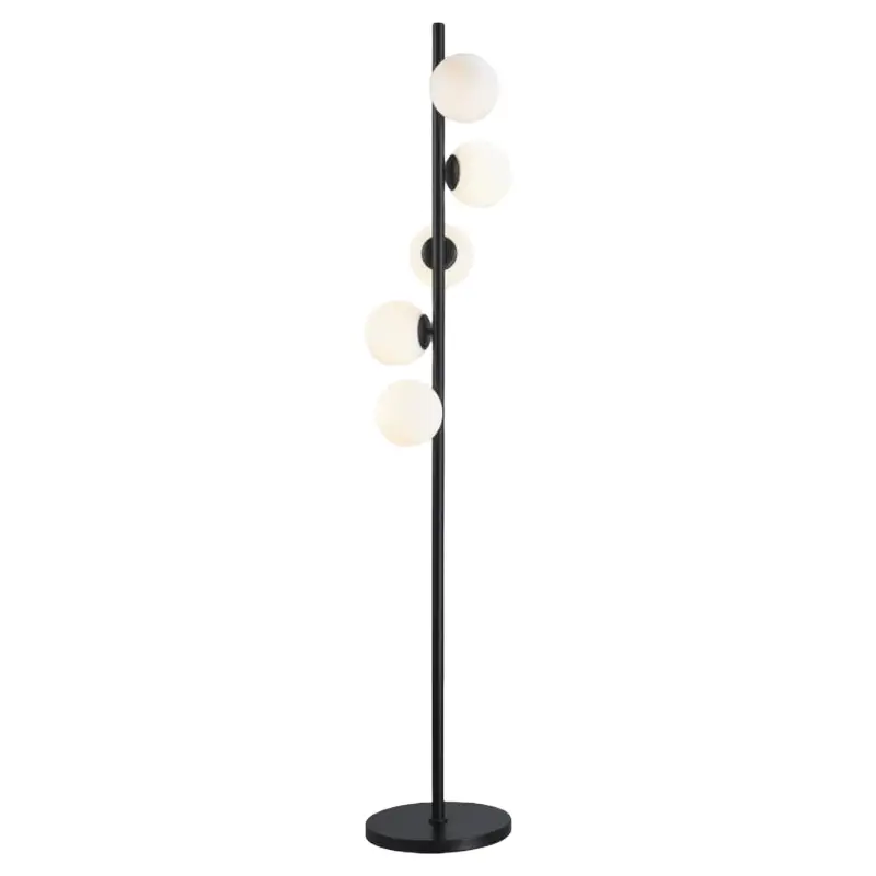 Matglazen bol moderne vloerlamp