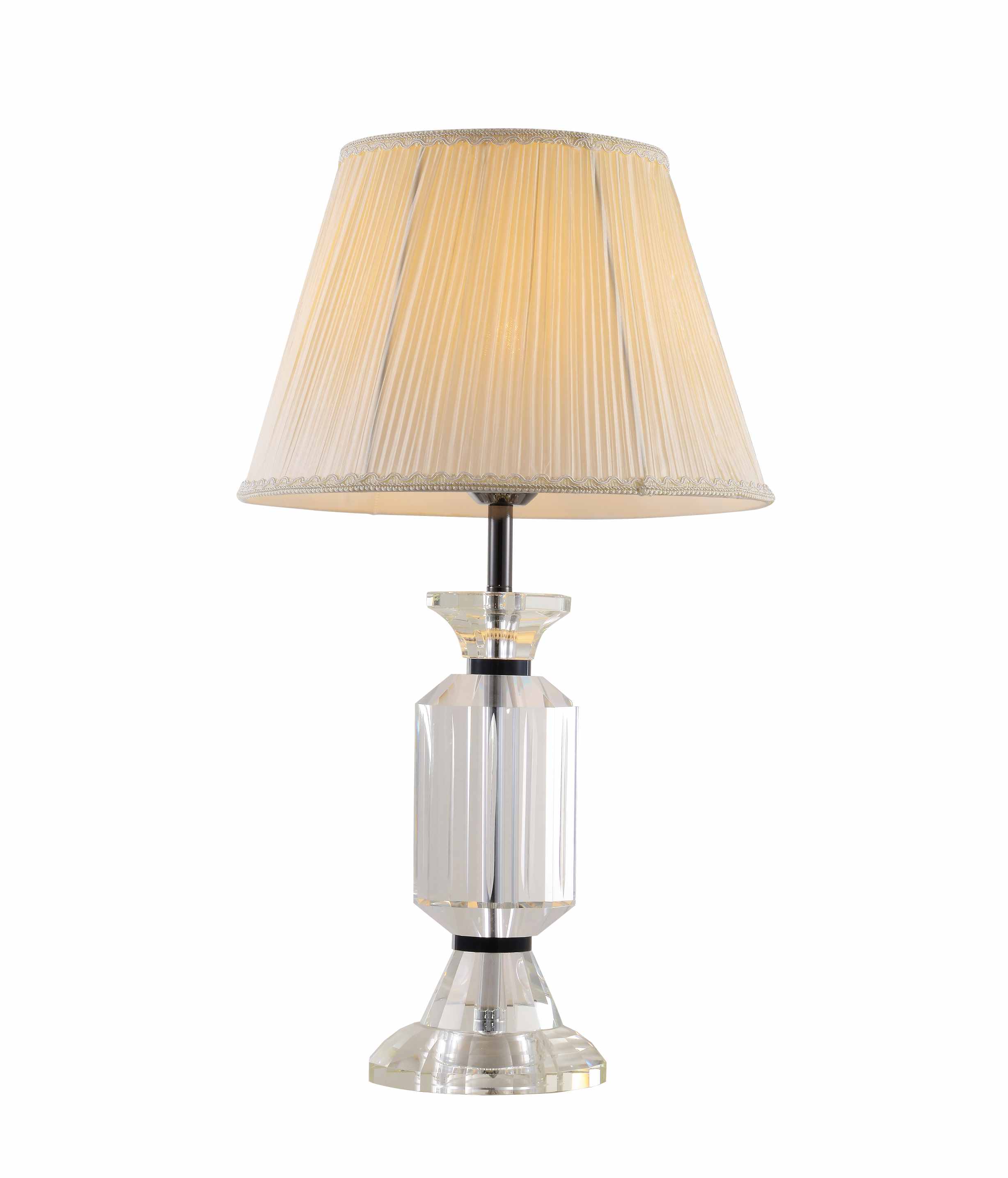 Luxe helder kristallen tafellamp