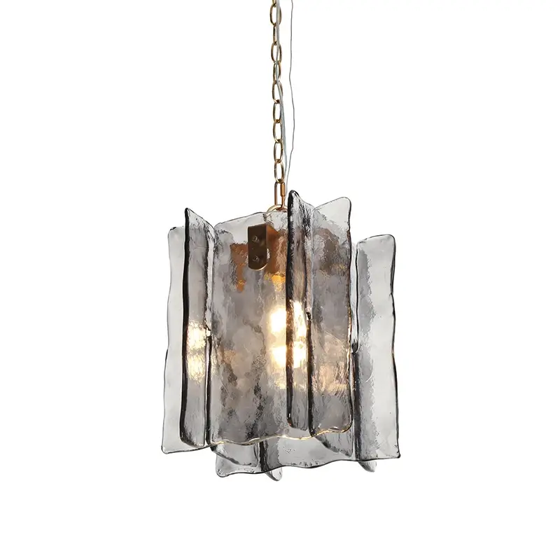 Vierkante handgemaakte glazen moderne hanglamp