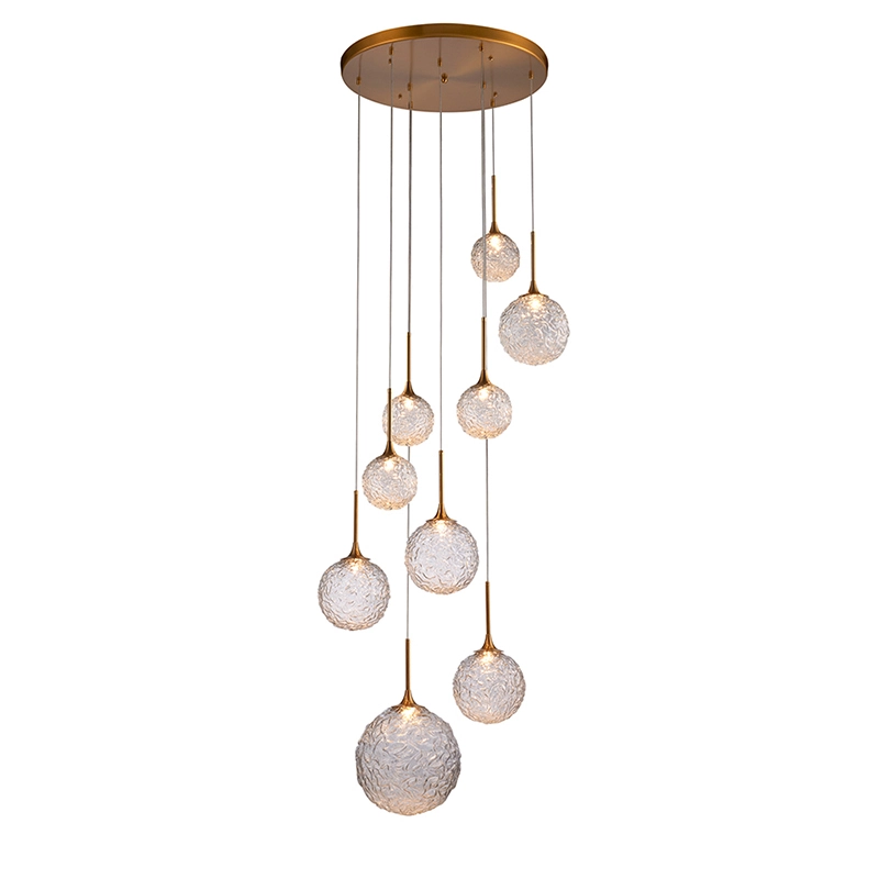 Gespreide LED-trapophanglamp
